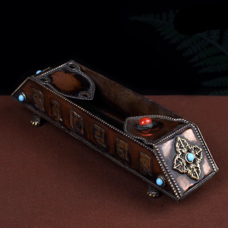 Nepal Om Mani Dorjee Copper Incense Burner