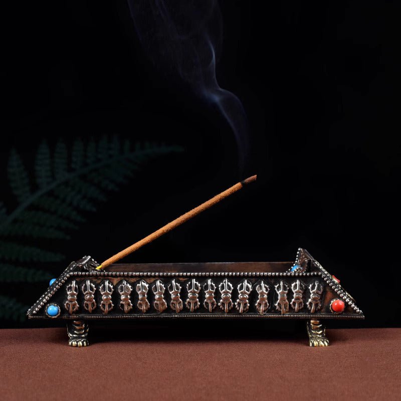 2024 New Tibetan Dorje Incense Burner - Rudraksha Mala Jewelry