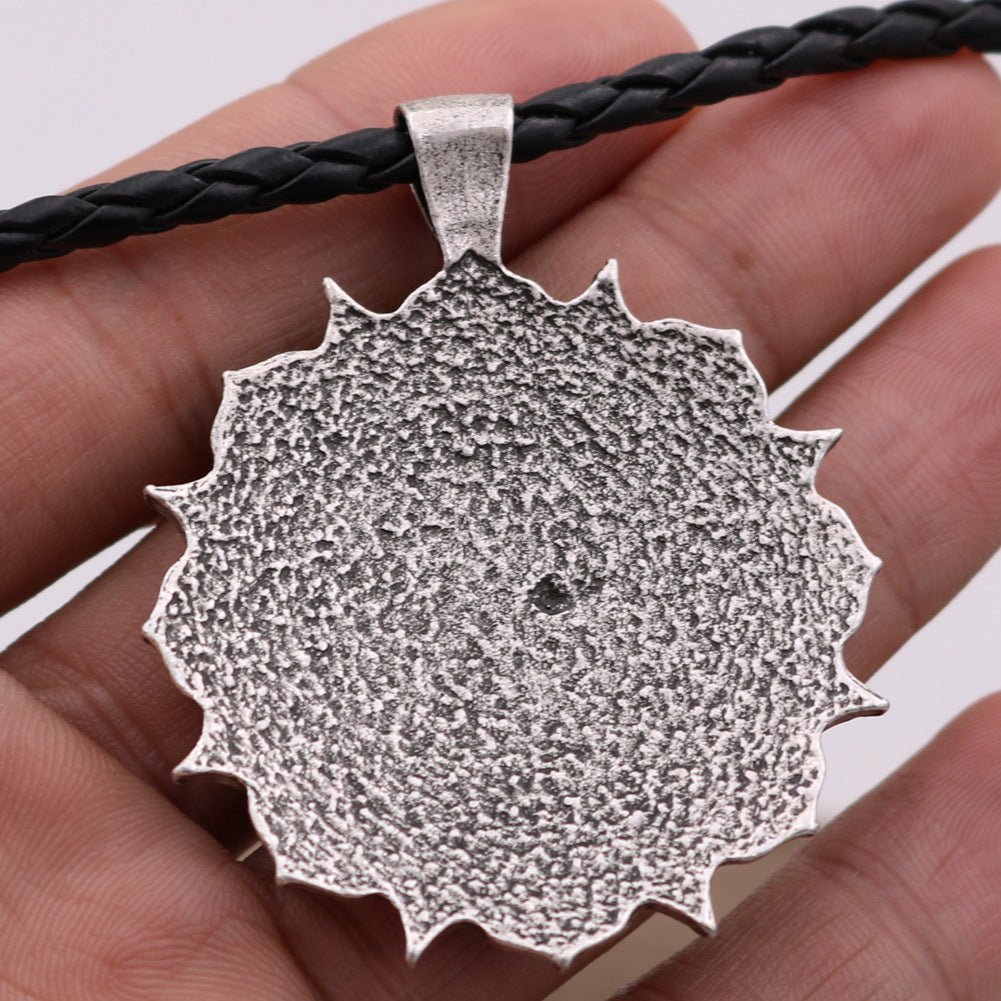 2024 New Zinc Alloy Mandala Necklace - Rudraksha Mala Jewelry