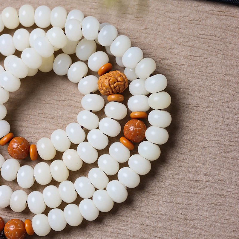 Bodhi Root Seed Bracelet - Rudraksha Mala Jewelry