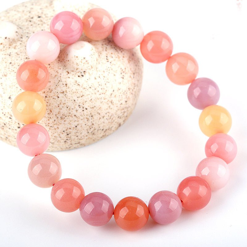 Carnelian Crystal Bracelet - Rudraksha Mala Jewelry