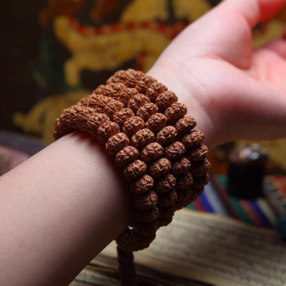 Favorite Level Buddhist Mala Beads Bracelet - Rudraksha Mala Jewelry