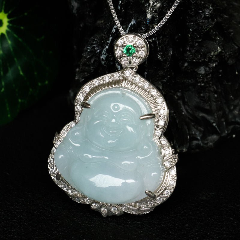 Jadeite Buddha Pendant