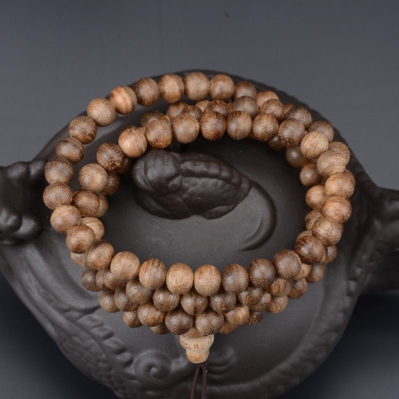 Kalimantan Sandalwood Mala Beads Bracelet
