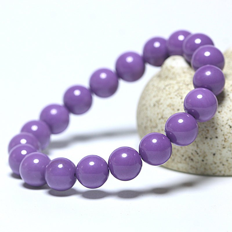 Lepidolite Bracelet - Rudraksha Mala Jewelry