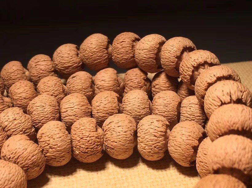 Lotus Bodhi 108 Buddhist Mala - Rudraksha Mala Jewelry