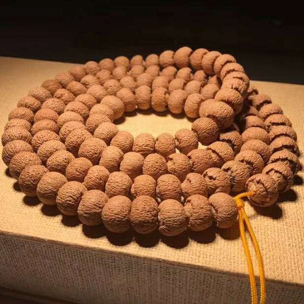 Lotus Bodhi 108 Buddhist Mala - Rudraksha Mala Jewelry