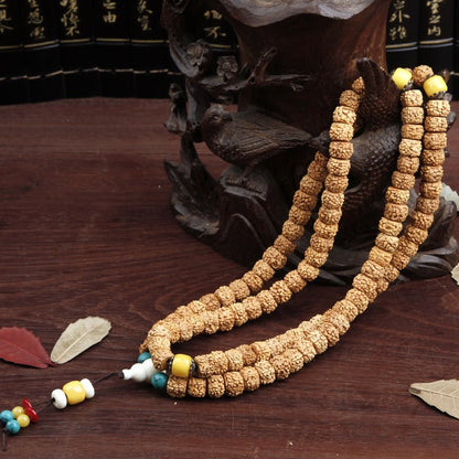 Mala Bead Necklace Indonesia Seed - Rudraksha Mala Jewelry