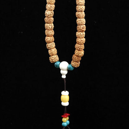 Mala Bead Necklace Indonesia Seed - Rudraksha Mala Jewelry