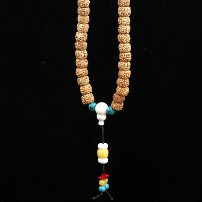 Mala Bead Necklace Indonesia Seed - Rudraksha Mala Jewelry