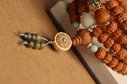 Rudraksha Mala Beads 108 - Rudraksha Mala Jewelry