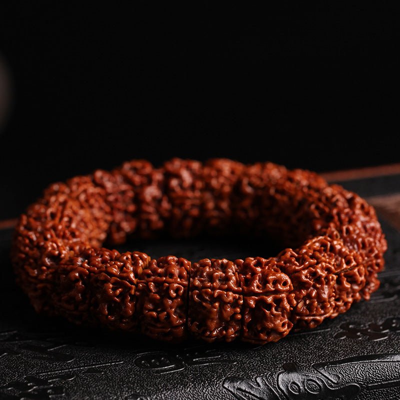 Tibentan Buddha Beads Bracelet - Rudraksha Mala Jewelry