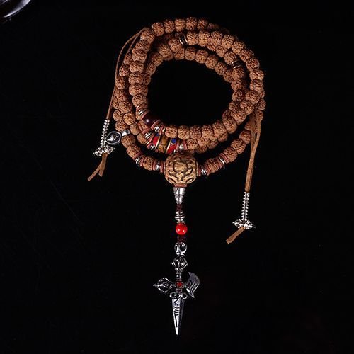 Tibetan Vajra Mala Bracelet - Rudraksha Mala Jewelry