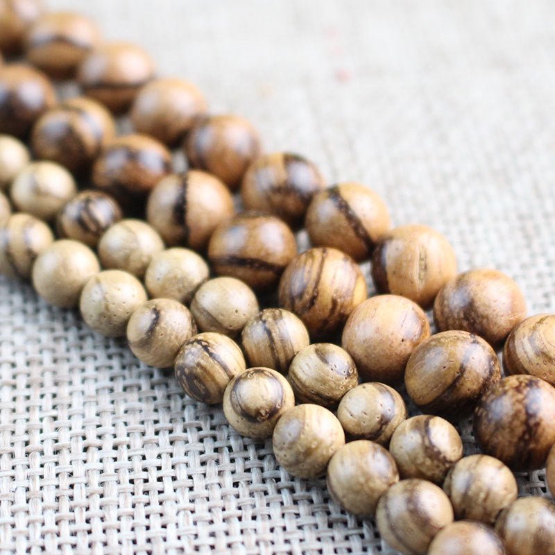 Vietnam Sandalwood 108 Mala Beads - Rudraksha Mala Jewelry